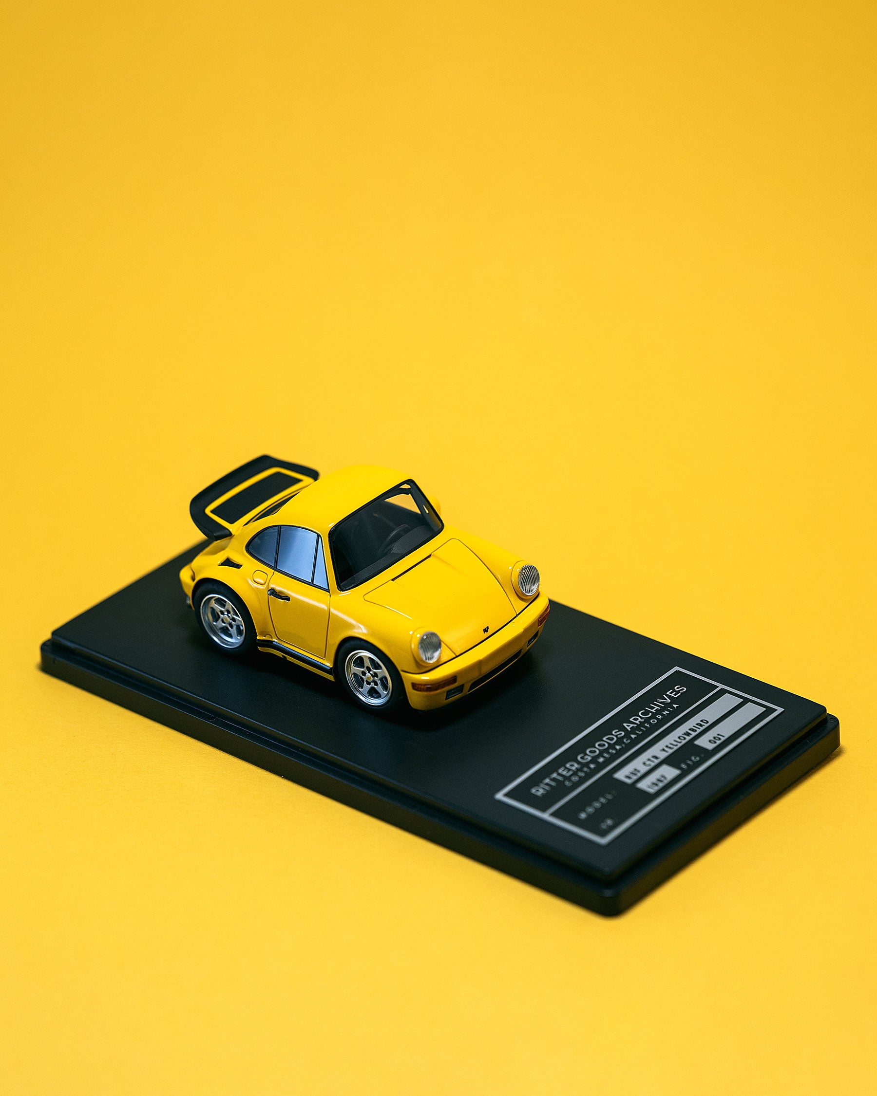 Ruf Rtr Model Car 1/43 RUF CTR 'YELLOWBIRD' Stylized Resin Model– Ritter Goods